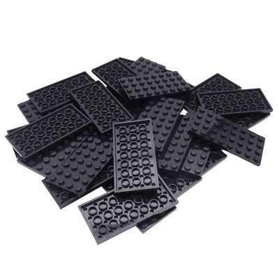 LEGO  Bauplatte 4x8 Platte Schwarz - verschiedene Stückzahlen - 3035 NEU