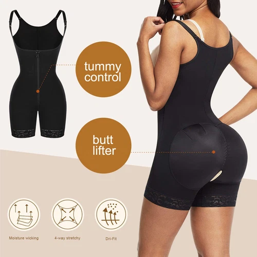Fajas Colombianas bbl etapa 3 Faja Post cirugia cintura entrenador Slim Body Shaper - Imagen 6 de 30