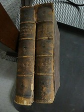 1860's National Portrait Gallery of Eminent Americans Vol I & II Book Duyckinck
