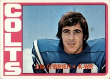1972 Topps #56 Jim O'Brien RC Baltimore Colts GD