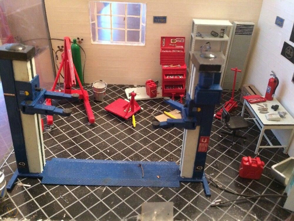 Fujimi 1/24 GARAGE & TOOLS Diorama Plastic Model Kit eBay