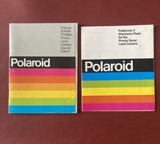 Manuals For Polaroid SONAR OneStep ProntoCamera  Polartronic 2 Flash UserGuides