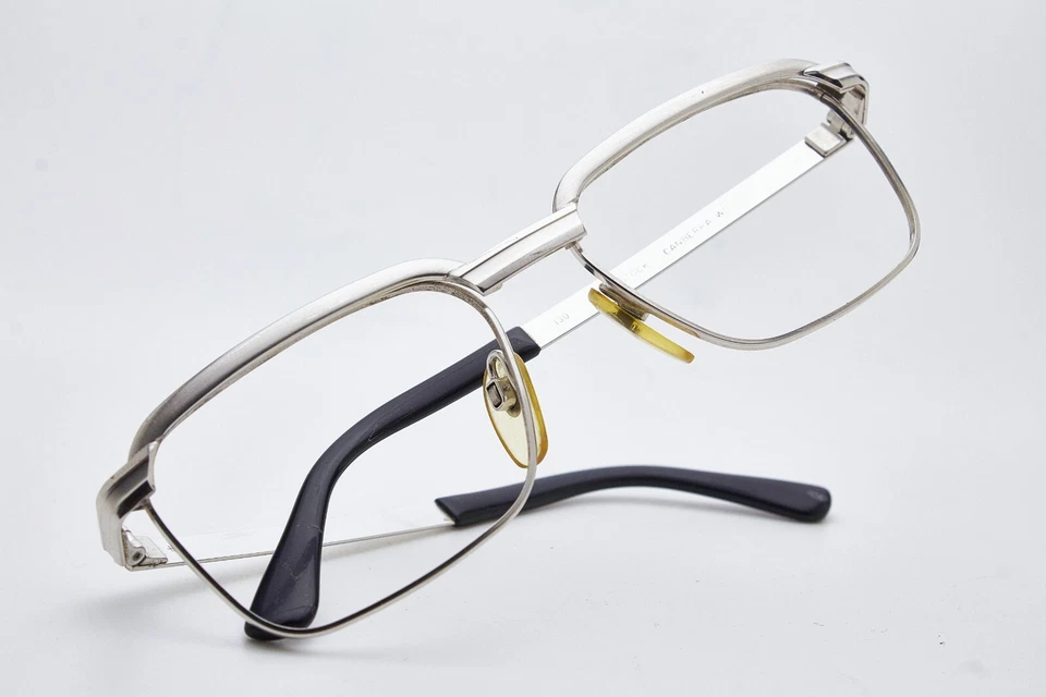 1970s vintage plated eyeglasses RODENSTOCK CANBERRA Wd 1/20-12k White GoldPlated - Image 2 of 4