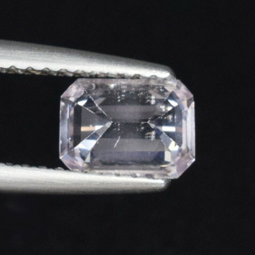 1.25 ct TOP LUSTROUS PINK SADE OF NATURAL WHITE SAPPHIRE Octagon C Vdo 0415 SMY - Picture 2 of 2