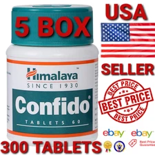 Confido Himalaya ORGANIC USA 5 Pack 300 Tablet's MEN'S HEALTH CARE FRESH NEW