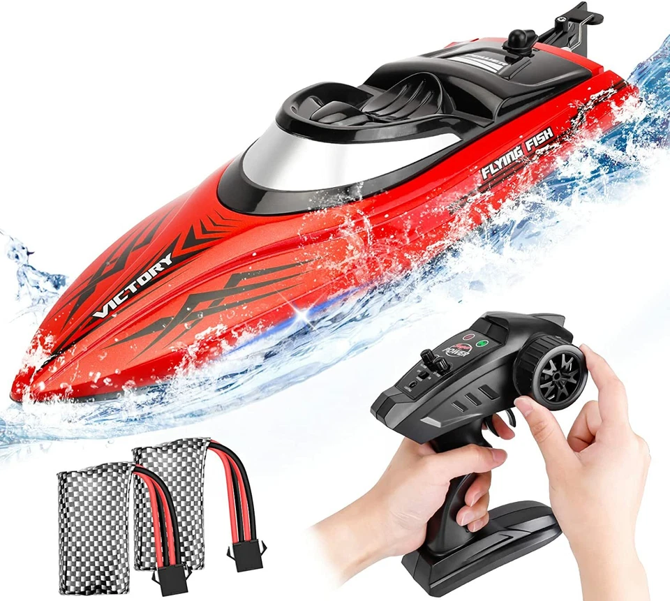 20+ MPH Brushless RC Boat Fast Remote Control Boat for Pools and Lakes 2.4Ghz - Image 2 of 4