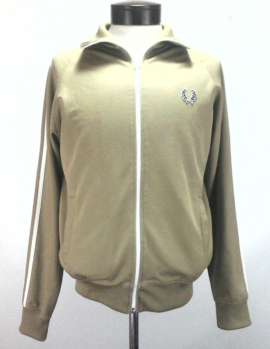 FRED PERRY ブラウン ジップアップジャケット