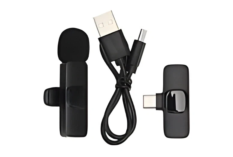 Lavalier Mini Mikrofon Set Bluetooth Kabellos Für YouTube TikTok Vlog - Bild 4 von 4