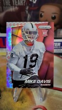 2014 Mike Davis Prizm NFL Shield Logo #/75 Card Las Vegas Raiders