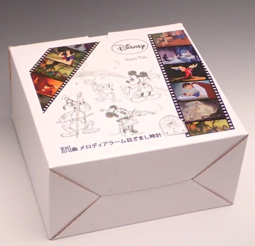 SEIKO Disney Melody Clock FD464S Color Silver Model Dome Shape Classic NEW JAPAN - Image 2 of 2