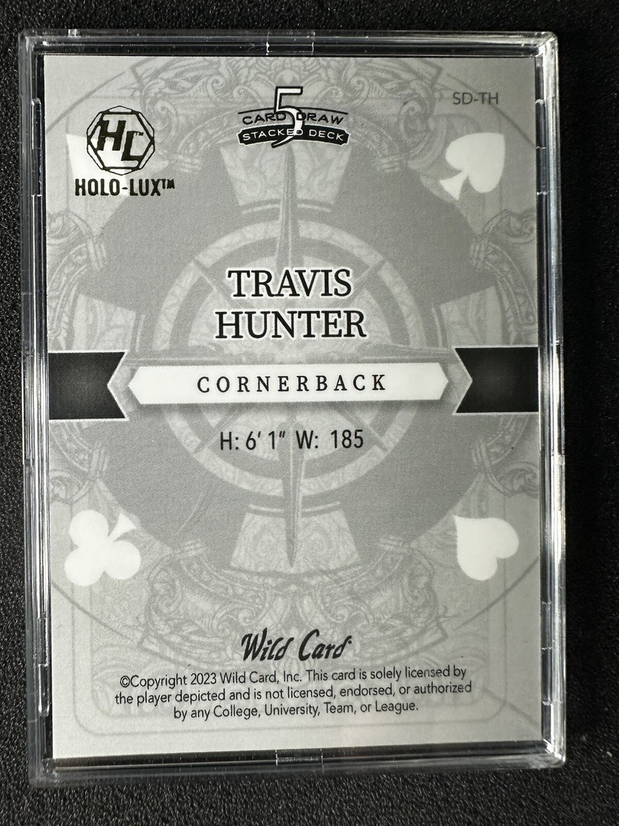 Travis Hunter 2023 Wild Card 5 Card Draw Stacked Deck 4/5 | eBay