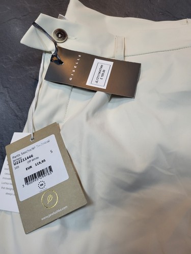 Pantalones técnicos Jane Lushka Sascha/NP, blancos talla S - Imagen 2 de 5
