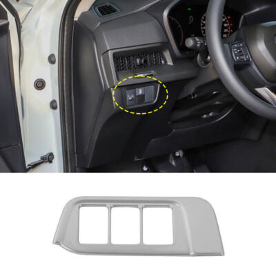 Headlight Switch Control Frame Cover For Honda CR-V CRV 2023-2024 Matte Silver