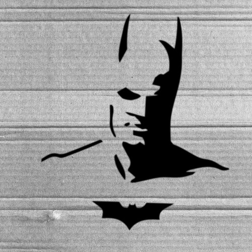 Batman stencil - Movie & Cinema schablone - BD pochoir n.3 - Bild 2 von 4