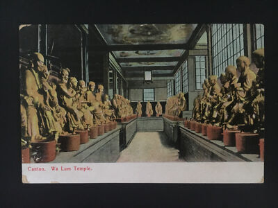 Mint vintage PPC Canton China Picture Postcard Wa Lum Temple