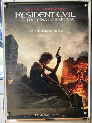Kinoplakat * A0 * Resident Evil (6) - The final Chapter * 2017 * gerollt * #1