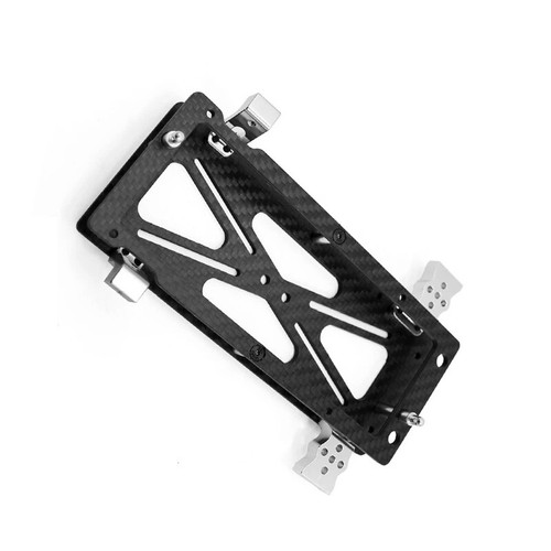 Soportes de batería de fibra de carbono para piezas de rastreo de automóviles de radiocontrol Tamiya CR-01 1:10 - Imagen 6 de 7