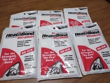 Lot of 6 HeatnBond Ultrahold Iron-On Adhesive-17"X12" -3350