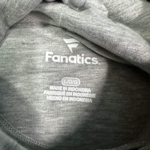 NEW Temple University Owls Mens Large Heather Grey Hoodie Fanatics Football - Picture 3 of 6