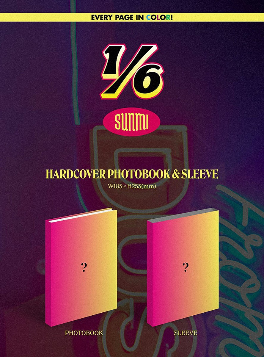 SUNMI [6/1, 6분의 1] 3rd Mini Album CD+Photo Book+