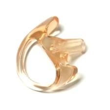 Pryme Flesh Colored Right Small Flexible Earmold for Acoustic Tube Headsets