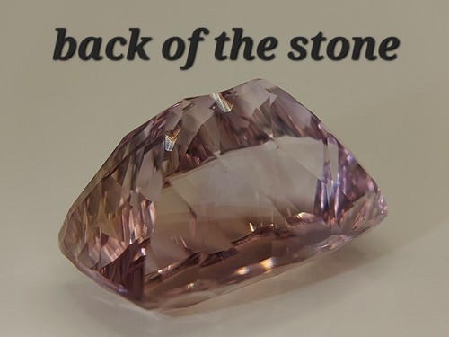 Large flawless Ametrine gemstone - faceted natural Trystine quartz 45.00 CTS - Picture 7 of 11