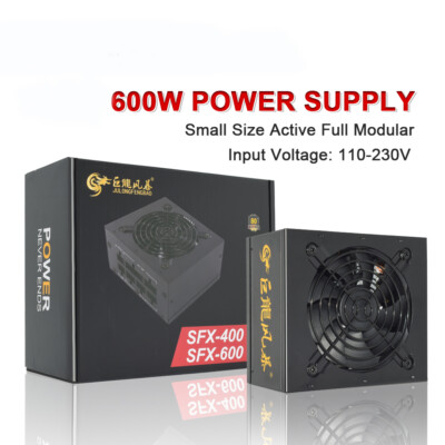 SFX Micro 400W 600W PSU 80Plus Bronze 110-230V Computer Power Supply Full Module