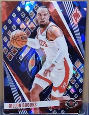 2023-24 Panini Phoenix - #127 Dillon Brooks Blue Ice Prizm SSP Houston Rockets