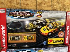 Auto World Love's 60th Anniv Exclusive NASCAR Full Throttle Slot Car Race Set