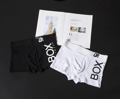 ORLVS UNDERWEAR COTTON BOXERS MEN BOX MEN UNDERWEAR UNDERWEAR MEN