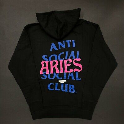 DS Auth Anti social social club Aries Black Hoodie ASSC FW21 KKoch CPFM |  eBay