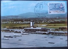 Carte Premier Jour 1982 Timbre N° 2203 Aéroport Bâle-Mulhouse Oblitéré Mulhouse