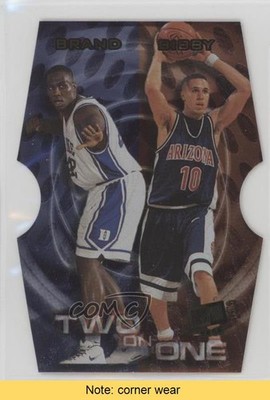 1999 Press Pass SE Two On One Elton Brand Mike Bibby #TO1B Rookie RC READ 0b3