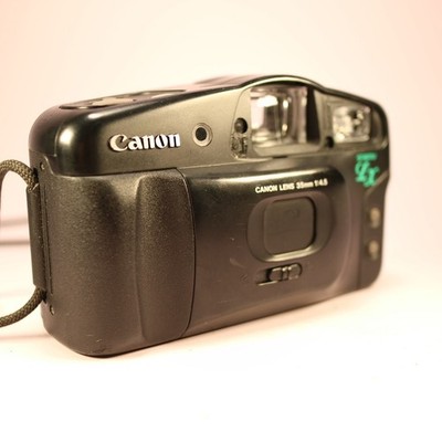 Canon Snappy LX analoge Kompaktkamera 35 mm schwarz getestet