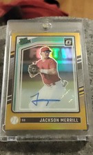 08/10 👀 GOLD  2024 Panini  Optic Rated Prospects Jackson Merrill #102 🥇