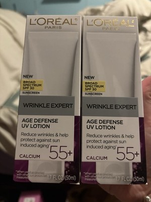 L Oréal Wrinkle Defense Anti-Aging Cream With SPF 30, Two Boxes