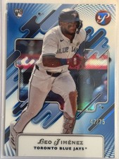 2025 Topps Pristine Leo Jimenez #211 Blue Refractor /75 Rookie Card RC Blue Jays
