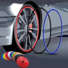 8m Universal Car Rim Protect Strip Wheel Edge Protector Car Wheel Sticker New 8m Universal Car Rim Protect Strip Wheel Edge Protector Car Wheel Sticker New