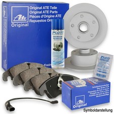 ATE Bremsscheiben 280mm + Beläge hinten VW TRANSPORTER T4 BUS + Reiniger