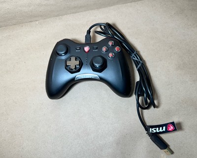 MSI Force GC20 Wired Gaming Controller Black Ergonomic Design