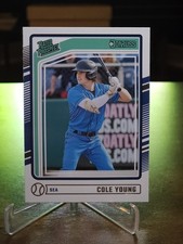 2024 Panini Donruss Rated Prospects Cole Young #139 (RC) Seattle Mariners
