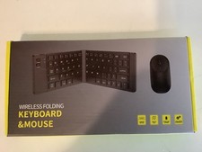 Wireless Folding Keyboard  Mouse New In Box