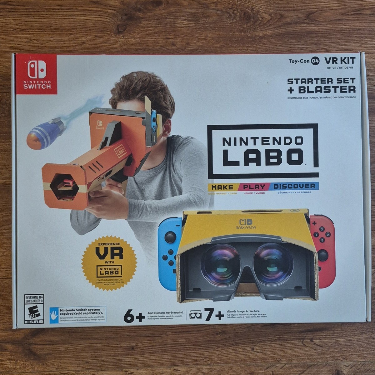 Nintendo Labo Toy-Con 04 VR Kit Starter Set + Blaster for Nintendo