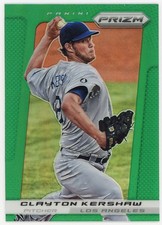 2013 Prizm Baseball #3 Clayton Kerdshaw Green Prizm Dodgers