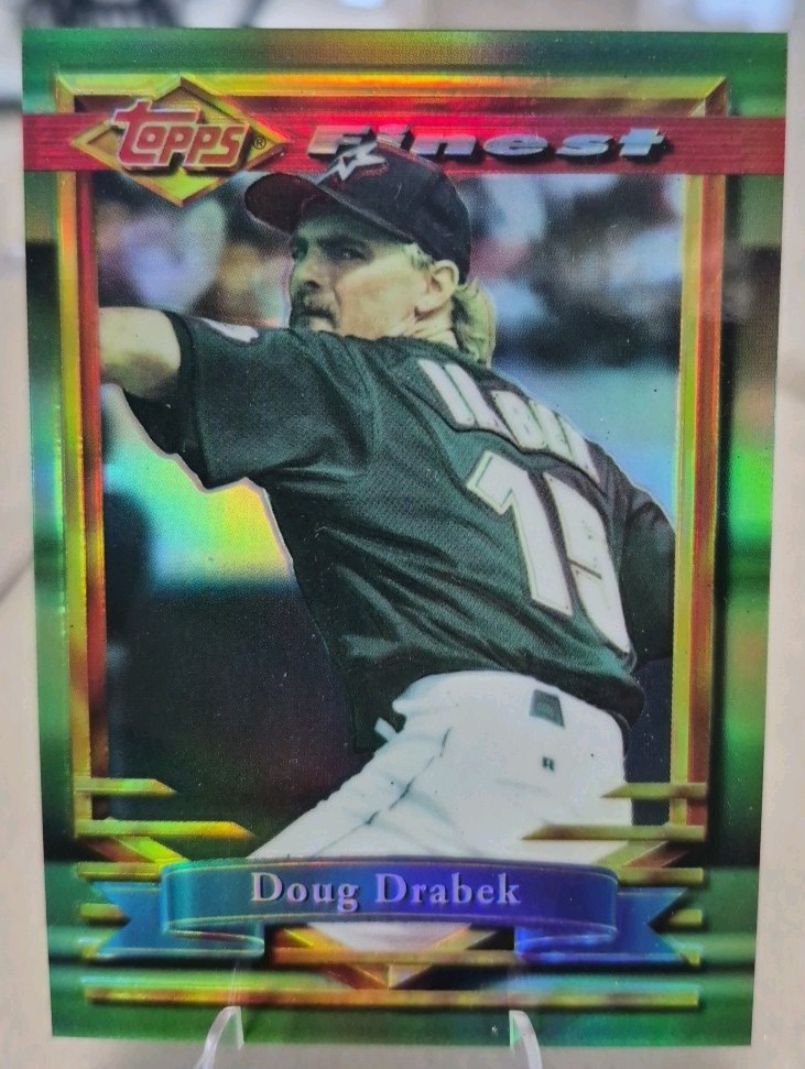 1994 Topps Finest - Doug Drabek #345 Refractor