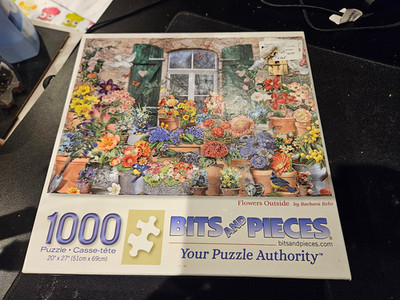 Bits and Pieces 1000 große Teile Puzzle ''Canine Christmas''