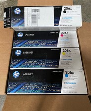 4 Set Genuine Virgin Empty HP Toner Cartridges 206A W2110A/W2113A