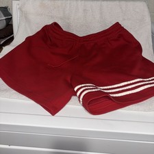 Adidas Originals Mens L Red Neuclassic Neu ClassicRelaxed Fit Fleece Shorts