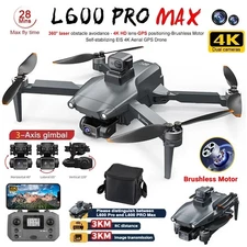 Drone 4K Professional 3-Axis Dual Camera 360° Obstacle Avoidance GPS Quadcopter