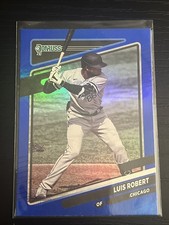 2021 Panini Donruss - Luis Robert #143 Holo Blue